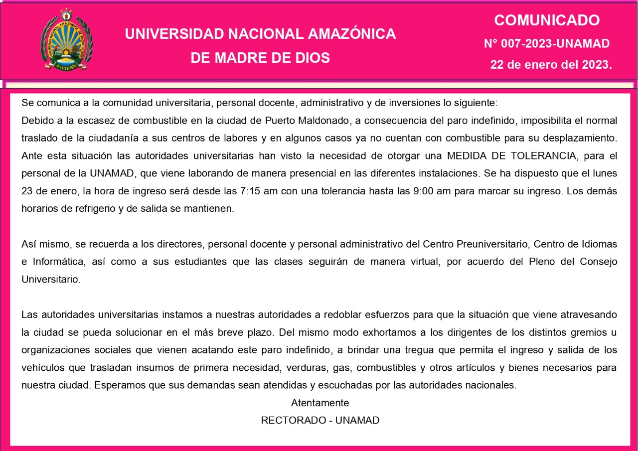 COMUNICADO 007-2023