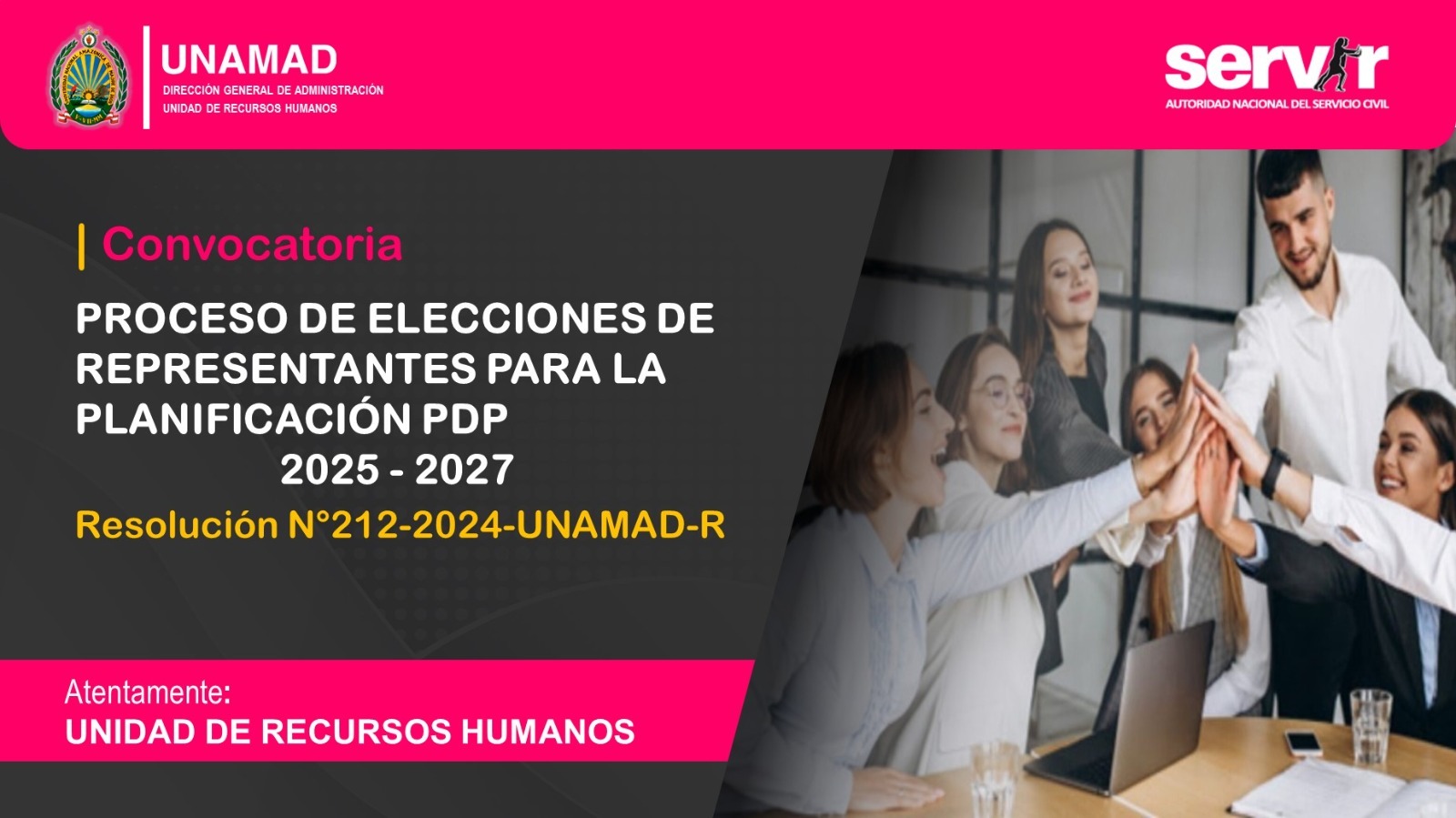 Proceso de Elecciones de Representantes para la Planificacion PDP 2025 - 2027