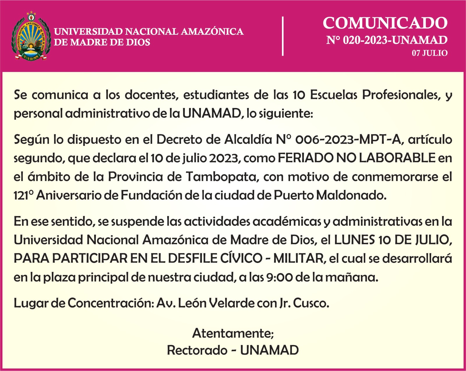 FERIADO 10-07