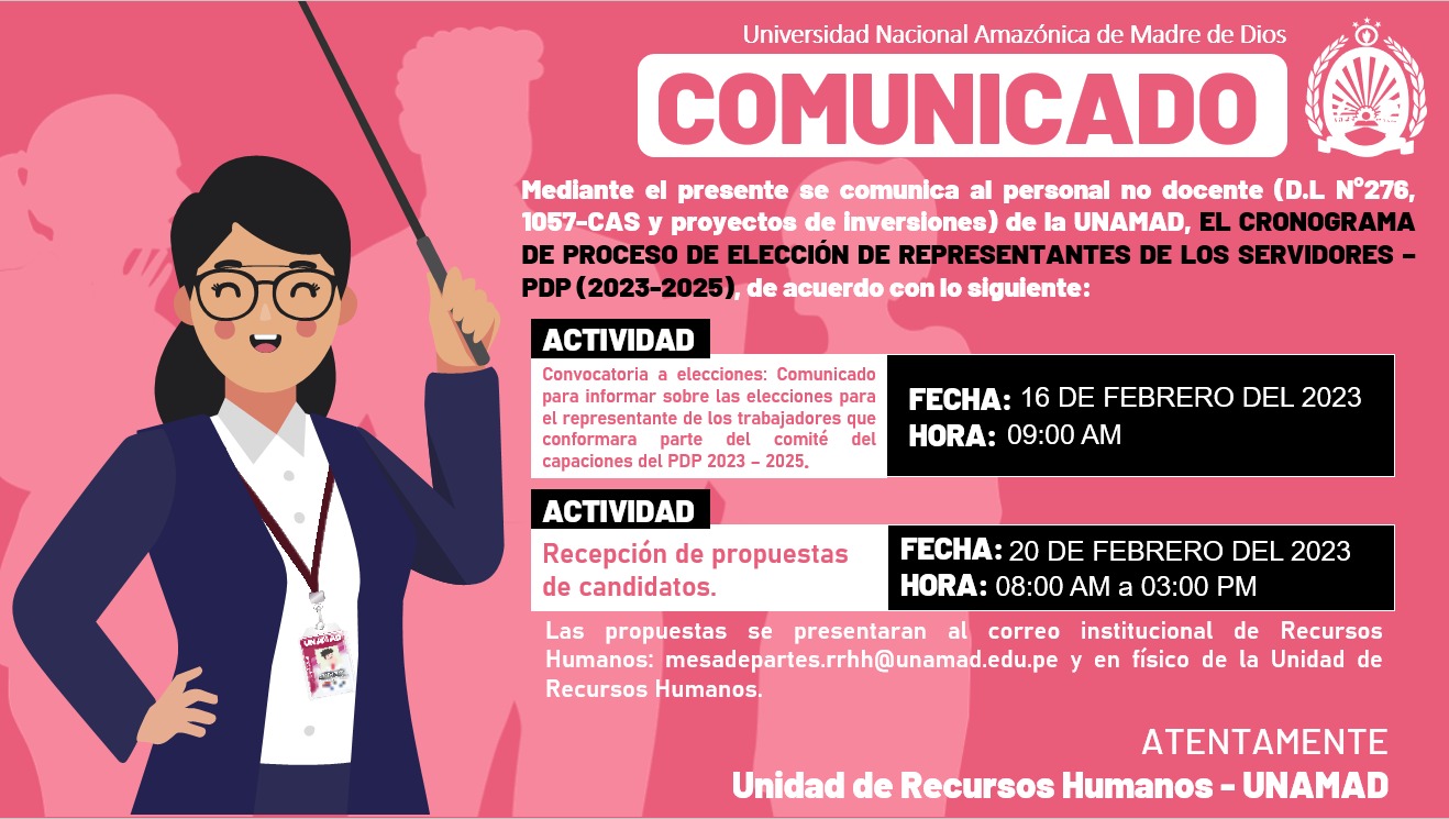 Proceso de Elección de Representantes de los servidores PDP ( 2023-2025)