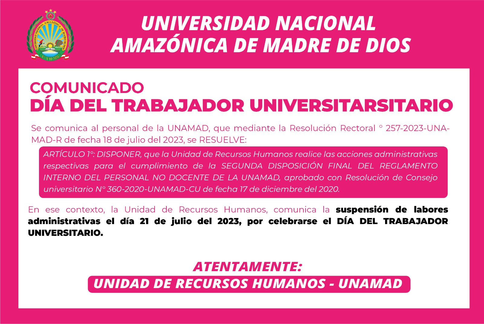 DIA DEL TRABAJADOR