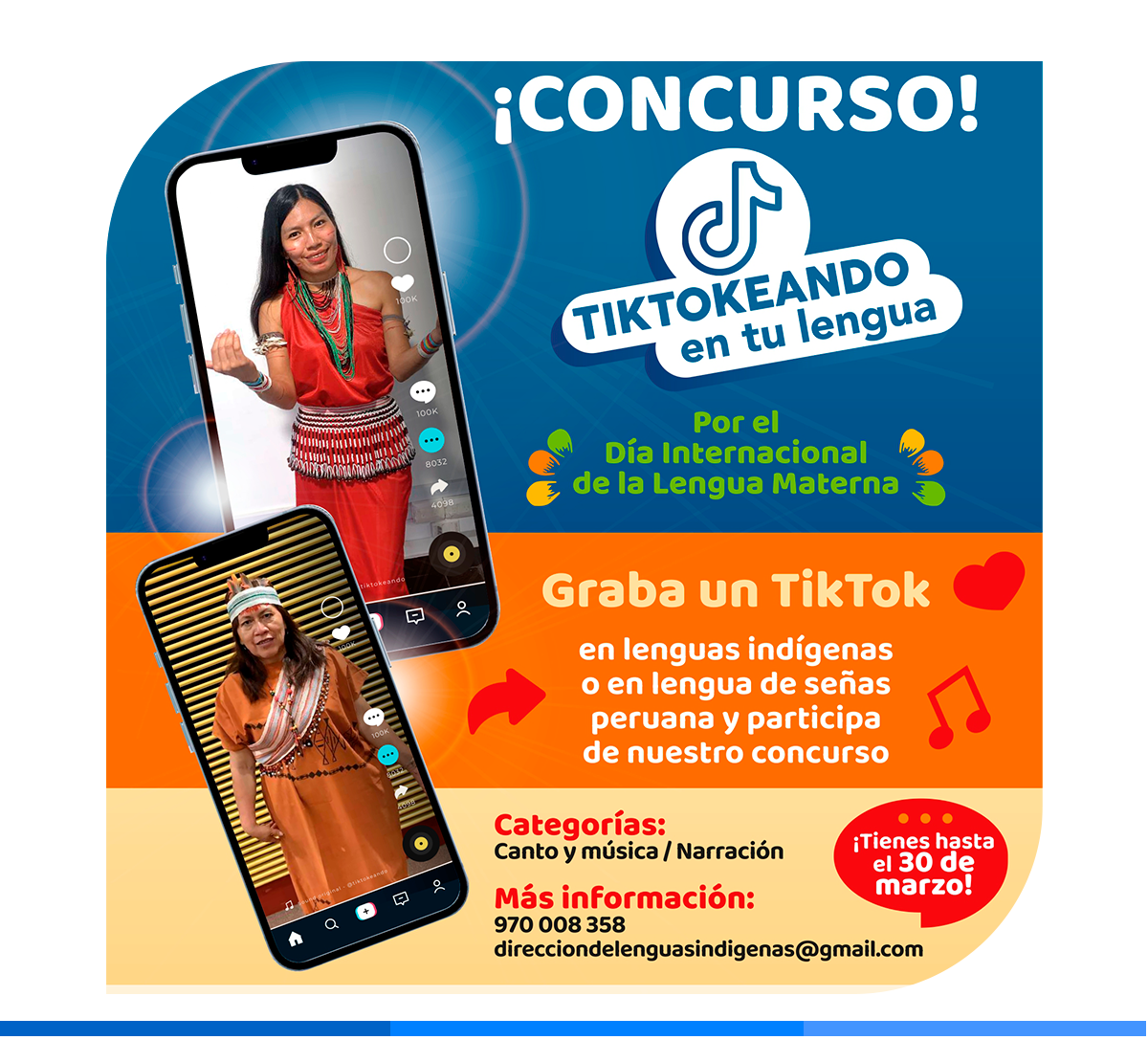 Tiktokeando en tu lengua