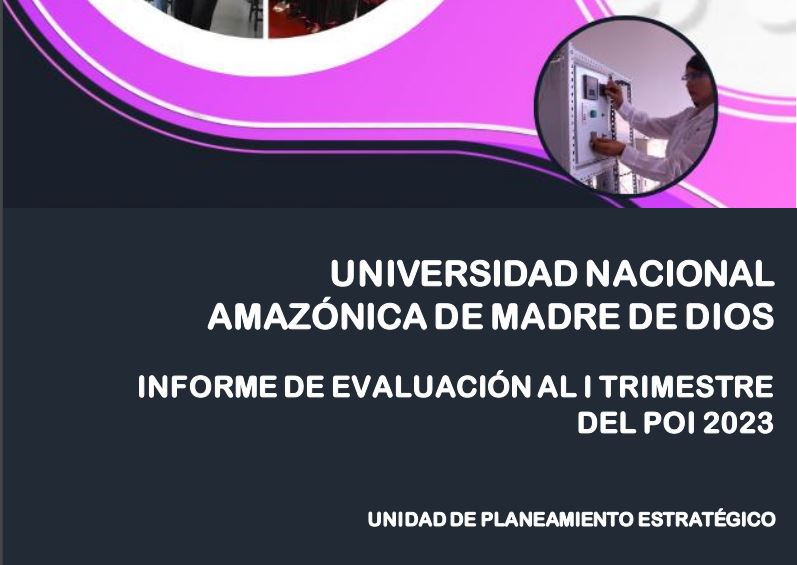 INFORME DE EVALUACIÓN AL I TRIMESTRE DEL POI 2023