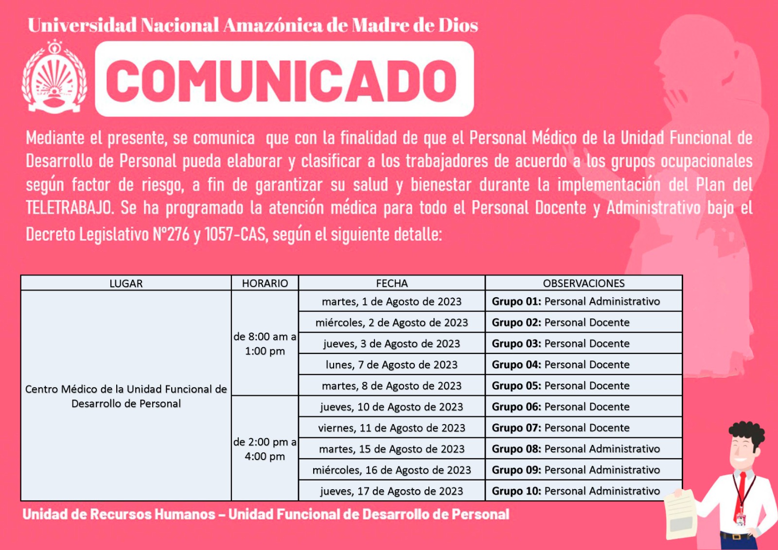 comunicado
